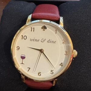 KATE SPADE Wine and Dine statement watch. Worn just a handful of times!